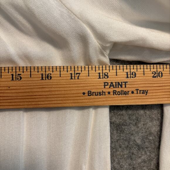 Lilly Pulitzer Blouse Womens Small Ivory Long Sleeve Boho Top Shirt - Picture 13 of 14